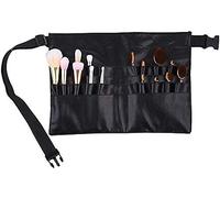 BROLEO Makeup Brush Waist Bag, Professional Makeup Brush Storage Bag, Cosmetic Case for Travel and Storage, Black