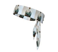 BROLEO Message in a bottle at sea printing Sports headscarf, sweat absorbing and breathable, motion headband, double-sided kerchief