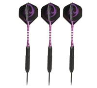 BROLEO Metal Tip Darts Set, Professional Steel Dart Tip for Dart Board Game (Purple)