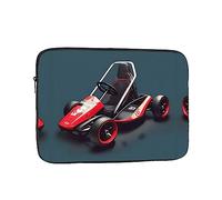 BROLEO Mini Kart Prints Portable Shockproof Laptop Sleeve Case 13 inch for Men and Women's Business Travel, School, and Office Daily Use