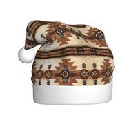 BROLEO Native American Patterns Pattern Christmas Hat for Adult for men and women clothing headband for festive occasions