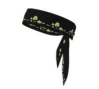 BROLEO Pastoral Life of Small Animals Printing Sports Headscarf, Casual Headband, Elastic, Sweat Absorbing, Adjustable, Anti Slip
