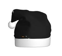 BROLEO Penguin among daisies Pattern Christmas Hat for Adult for men and women clothing headband for festive occasions