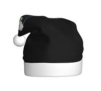 BROLEO Piggy bank in suitcase Printed Christmas Hat for Adult Halloween party usage