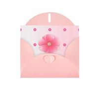 BROLEO Pink Greeting Card Blooming carnations Picture for Christmas, Children's Birthday, Valentine's Day, and Party Invitation