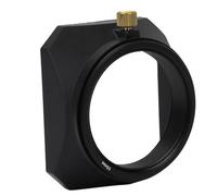 BROLEO Portable 55mm/58mm Square Lens Hood, 1 Unit, Outdoor Mirrorless Black Camera for Daily Mobile Cameras (55mm)