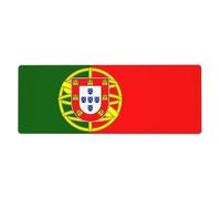 BROLEO Portuguese Flag Printing Extra Large Mouse Pad, Computer Office Anti Slip Gaming Keyboard Thickened Version 12x31.5in