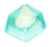 BROLEO Resin Keycap, Handmade Resistant Corrosion Resistant Handmade KeycapUniversal for Mechanical Keyboard (blue shell)