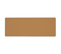 BROLEO Solid Color Brown Printing Extra Large Mouse Pad Strong Adhesion, Durable, Precise Locking Edge 12x31.5in