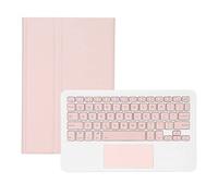 BROLEO Tablet Case, Keyboard Case Detachable ABS TPU with Trackpad for Pro 2022 11.2inch (Pink)