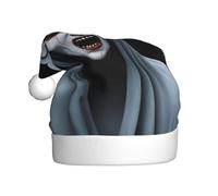 BROLEO The devil under the cloak Pattern Christmas Hat for Adult for men and women clothing headband for festive occasions