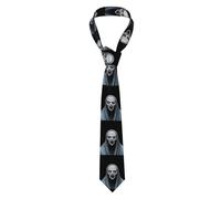 BROLEO The devil under the cloak printing Men's tie classic style suit cravat suitable for holidays and work