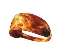 BROLEO Thunderstorm Printing Sports Headband for Women Sweat Proof Bandeau Summer Elastic Band