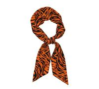 BROLEO tiger stripes orange Prints Women's Fashion Scarf - Head Hair Accessories Versatile Scarf for Women Valentine's Day and Mother's Day