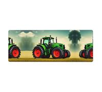 BROLEO Tractor Theme Printing Extra Large Mouse Pad Strong Adhesion, Durable, Precise Locking Edge 12x31.5in