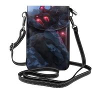 BROLEO Tree Growing On Rock Printing Small Leather Women'S Crossbody Flip Phone Bag, Waterproof And Durable