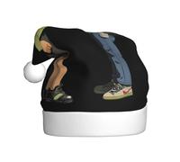 BROLEO Turn around and meet you Pattern Christmas Hat for Adult for men and women clothing headband for festive occasions