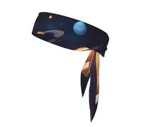 BROLEO Universe Galaxy Outer Space printing Sports headscarf, sweat absorbing and breathable, motion headband, double-sided kerchief
