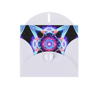 BROLEO White Greeting Card Four Dimensional Space Prints Perfect for Valentine's Day, Wedding Anniversary & Party Invitations