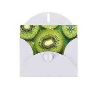 BROLEO White Greeting Card kiwi fruit Picture for Christmas, Children's Birthday, Valentine's Day, and Party Invitation