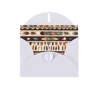 BROLEO White Greeting Card native american beliefs Prints Perfect for Valentine's Day, Wedding Anniversary & Party Invitations