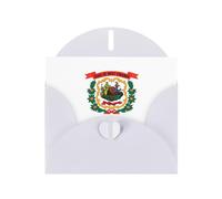 BROLEO White Greeting Card West Virginia Flag Prints Perfect for Valentine's Day, Wedding Anniversary & Party Invitations