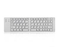 BROLEO Wireless Keyboard, Ultra-thin Ergonomic Foldable Keyboard, Magnetic for
