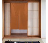 BROLEO Yellow Red printing Door curtain partition splicing privacy protection suitable for kitchen, bathroom, room 34x56in