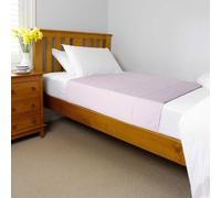 Brolly Sheets Single Bed Protector, Waterproof Mattress Pad with Tuck-in Wings, Super Absorbent (Dusty Rose)