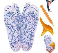 broman Reflexology Socks with Trigger Point Massage Tool,Foot Massage Socks,saludea Reflexology Socks Set,Acupressure Reflexology Socks Massage Relieve Tired feet Socks,Reflexology acupoint Socks Set