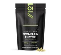 Bromelain Supplement | 2500GDU/g - 650mg per Capsule - 180 Vegan Capsules - 6 Months Supply - Bromelain Capsules Enzyme Derived from Pineapple by Alpha01