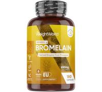 Bromelain Supplement - 650mg - 2500GDU/g - 180 Vegan Capsules - 1 per Day
