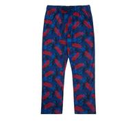 Bromilow & Wood Stranger Things 100% Cotton Mens Lounge Trousers All Over Print Pyjama Bottoms, Demogorgon, XXL, Blue