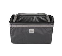 Brompton Borough Basket Bag Large with Frame Dark Grey
