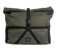 Brompton Borough Medium Roll Top Cycling Bag Green Bike Waterproof Hi Vis Padded