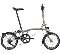Brompton C Line 4-Speed - High Handlebar - Folding Bike - Beige One Size