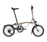 Brompton C Line 4-Speed - High Handlebar - Folding Bike - Beige One Size