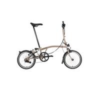 Brompton C-Line Explore High Folding Bike 2023 Dune Sand