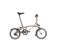 Brompton C-Line Explore Low Folding Bike 2023 Dune Sand
