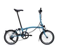 Brompton C Line Folding Bike - 12-Speed CLOUD METALLIC MID