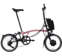 Brompton Electric C Line 12 Speed Flamingo Pink