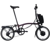 Brompton Electric C Line 12 Speed With Roller Frame Amethyst Lacquer