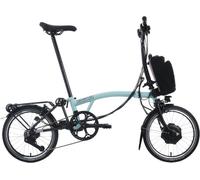 Brompton Electric C Line 12 Speed With Roller Frame Turkish Green