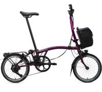 Brompton Electric C Line 4 Speed with SuperRoll+ - e-Motiq system Amethyst Lacquer