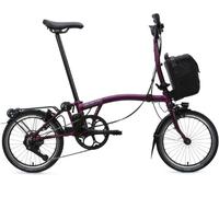 Brompton Electric C Line 4 Speed with SuperRoll+ - e-Motiq system Amethyst Lacquer