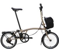 Brompton C Line - High Bar with Roller Rack - E-Motiq - Beige One Size