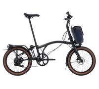 Brompton Electric G Line with Handlebar Control Electric Folding Bike - Black L