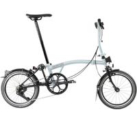 Brompton P Line 4-speed - Low Handlebar - Folding Bike - Silver One Size