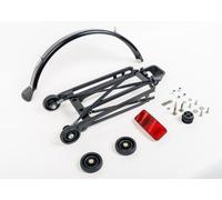 Brompton Rack Set Complete with 4 Rollers and Mudguard Black
