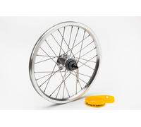 Brompton Rear Wheel for 3 Speed BSR including Fittings SILVER